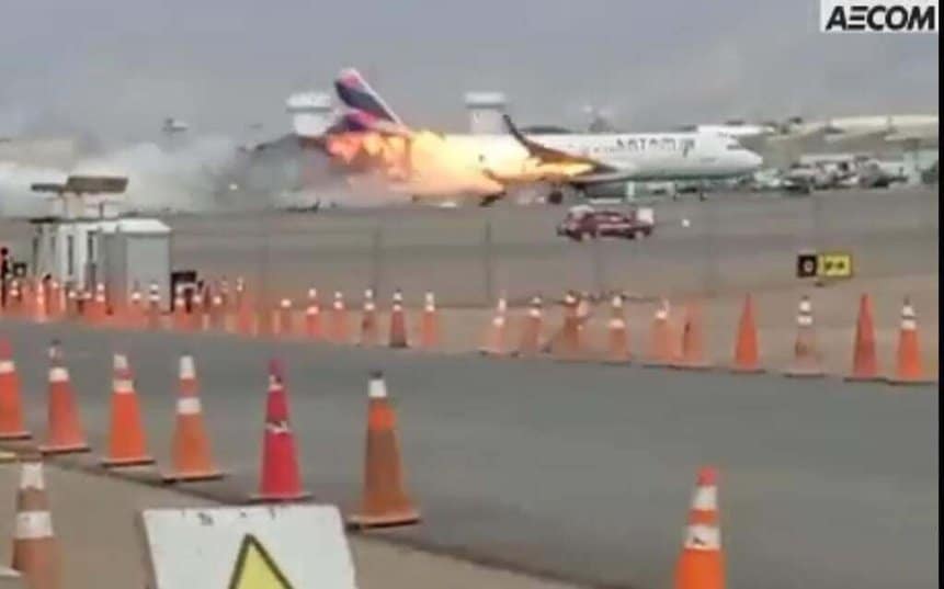 Airbus A320neo LATAM acidente Lima Peru Aeroporto