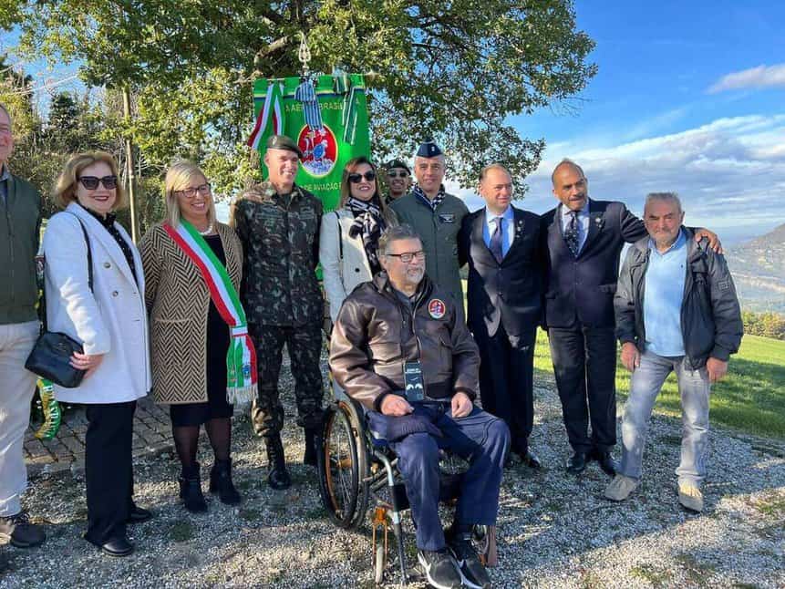 Cidade italiana homenageia piloto da FAB que atuou na Segunda Guerra