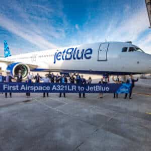 jetBlue A321LR Paris Europa transatlântico