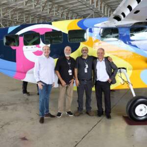 TAM Aviação Executiva Azul Conecta Cessna Grand Caravan Pintura Especial