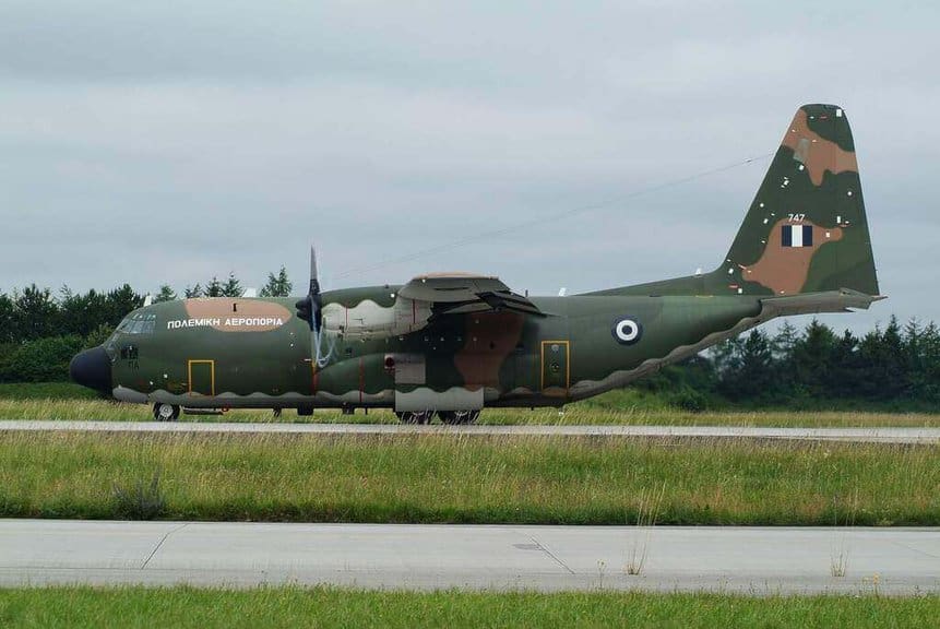 C-130H da Força Aérea Helênica (Grécia).