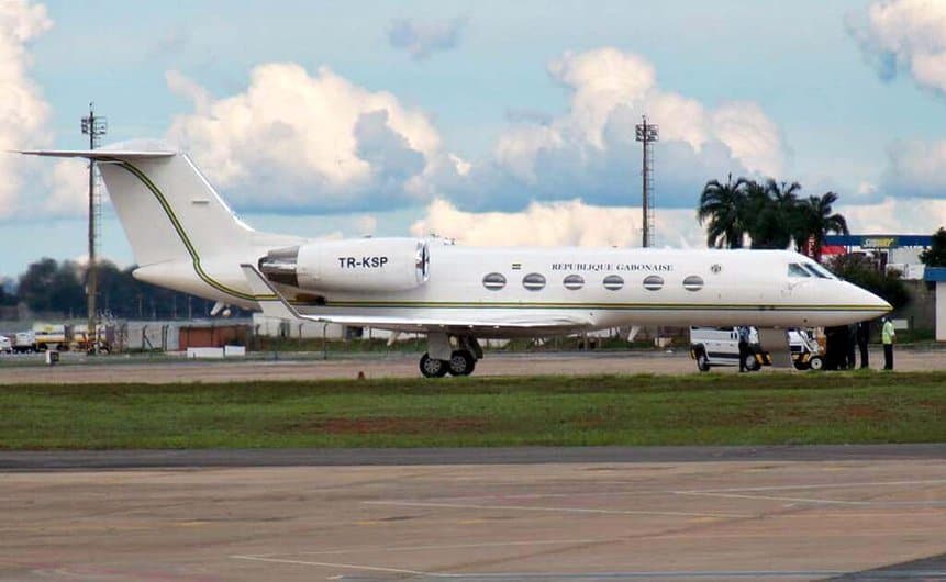 Gulfstream República do Gabão Posse presidencial Brasília Aeroporto