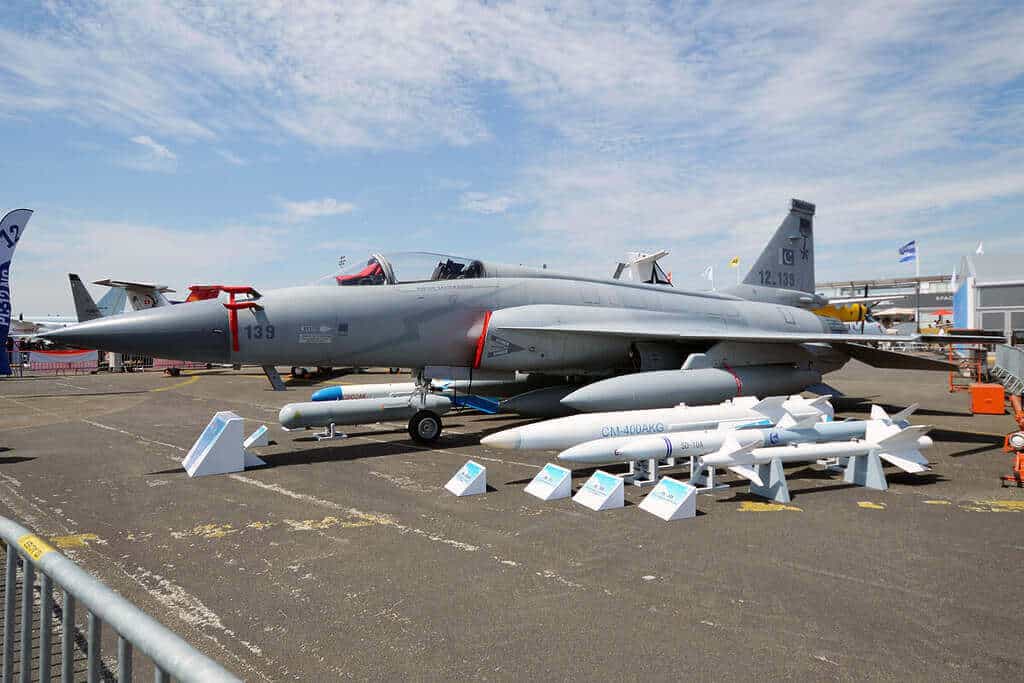 PAC JF-17 Thunder. Caça sino-paquistanês é tido como favorito pela Argentina. Foto: 	Anna Zvereva