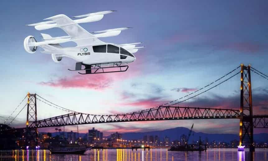 EVE Embraer FlyBIS mobilidade urbana acordo evtool
