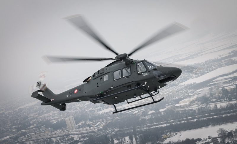 Leonardo AW169M Helicóptero Ministério da Defesa Austríaco