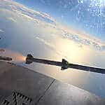 Míssil AIM-120 AMRAAM é disparado da Estação 1 de um F-15EX Eagle II. Foto: USAF.