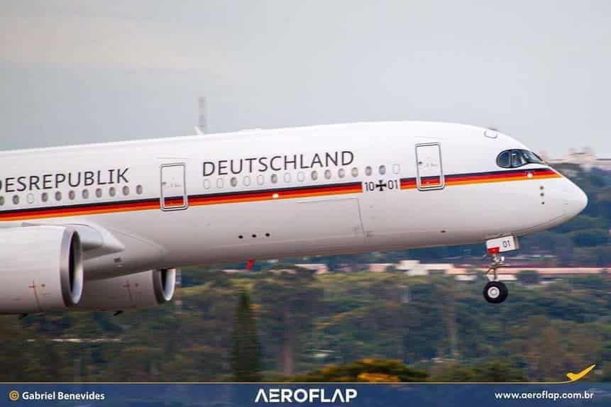 Airbus A350 Germany Luftwaffe Aircraft Presidential Inauguration