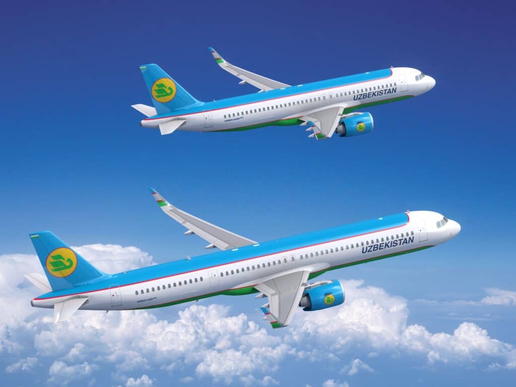 Uzbekistan Airways Airbus A320neo encomenda