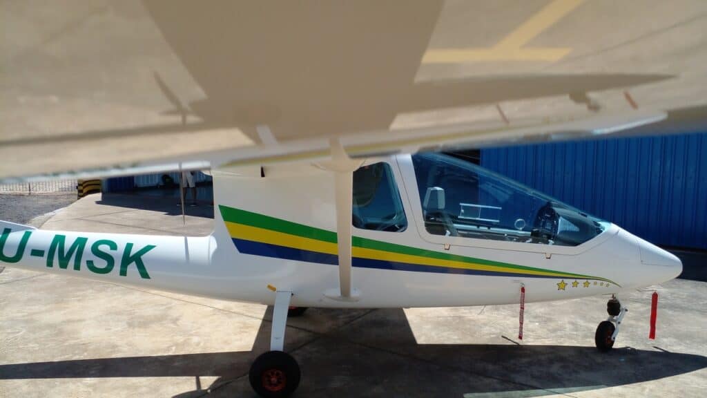 Teste de voo do Magnagui Sky Arrow