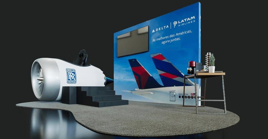 LATAM Delta LACTE 2023 Voo Simulador