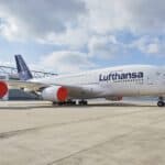 Lufthansa A380 A340-600 TARMAC AEROSAVE Airbus Quadrijatos