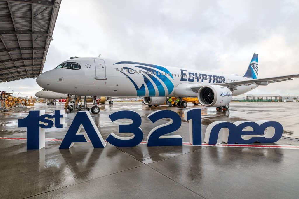 Airbus A321neo Egyptair o primeiro do continente africano