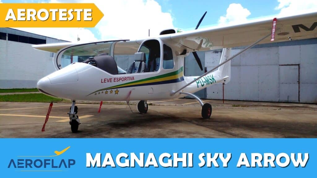 Flugtest des Magnaghi-Flugzeugs