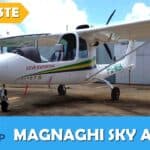 Teste de voo da aeronave Magnaghi