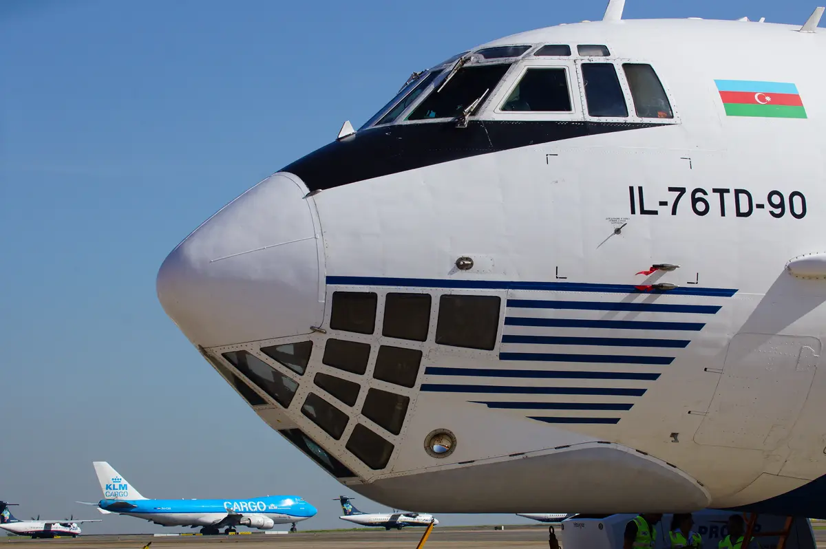 Aeroporto de Viracopos raro cargueiro IL-76 Ilyushin 