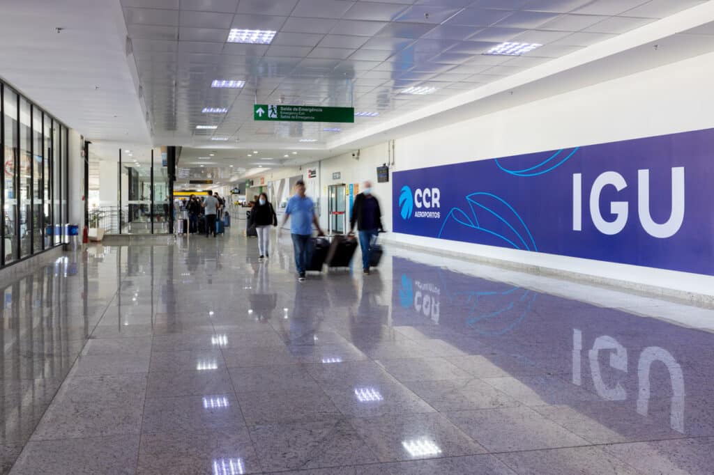 Aeroporto de Foz do iguaçu fluxo de passageiros CCR Aeroporotos
