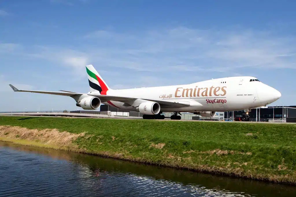 Emirates SkyCargo Boeing 747 cargo freighter