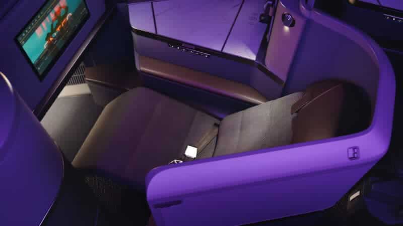 Nova cabine Business do Boeing 787 Etihad
