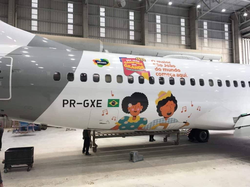 GOL Boeing 737-800 Aeronave Maior São João do Mundo