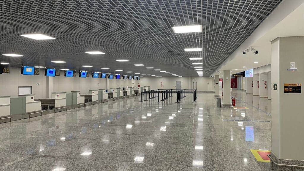 Aeroporto Juazeiro do Norte novo Saguão Aena Brasil