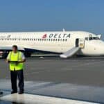 Boeing 717 Delta Trem de pouso Charlotte