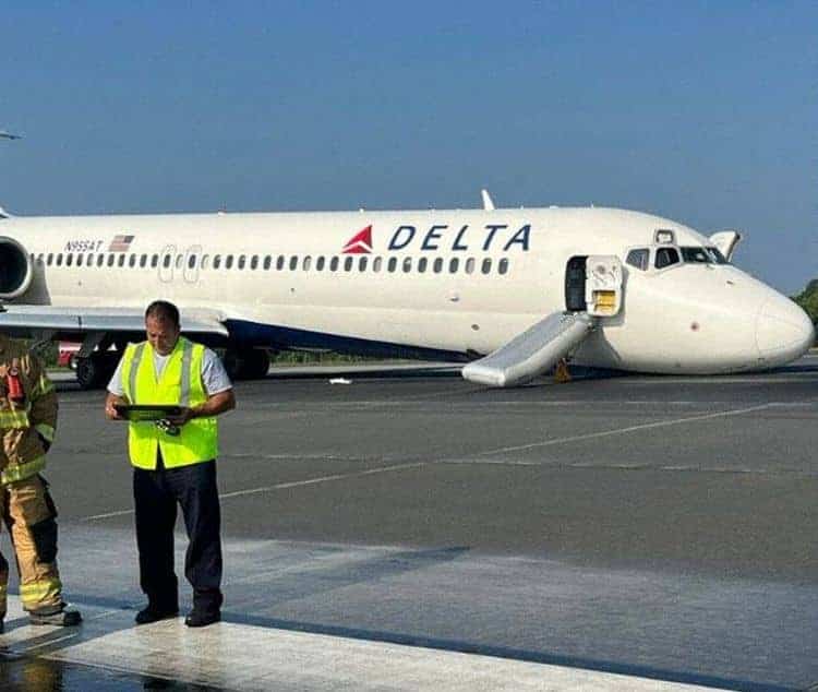 Boeing 717 Delta Trem de pouso Charlotte