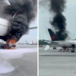 Um Airbus A330 da AIr Canada quase foi incendiado após um caminhão de água pegar fogo no aeroporto de Montreal