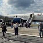 Delta Boeing 757 Pneus estourados