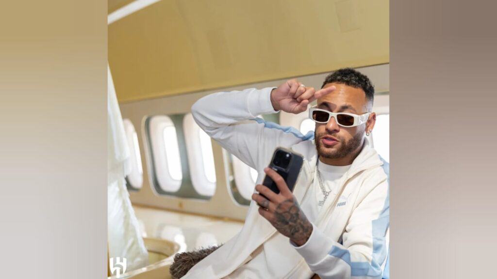 Neymar Jr Al-Hilal Boeing 747 mais luxuoso do mundo
