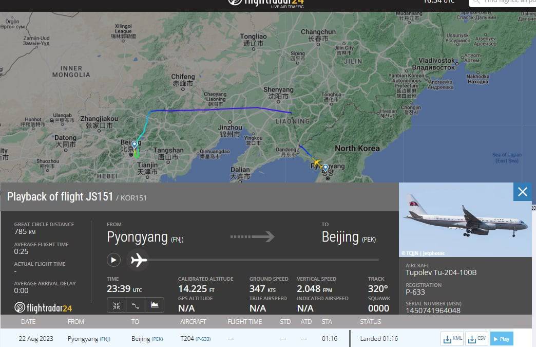 Coreia do Norte Air Koryo voo China após três anos Beijing 