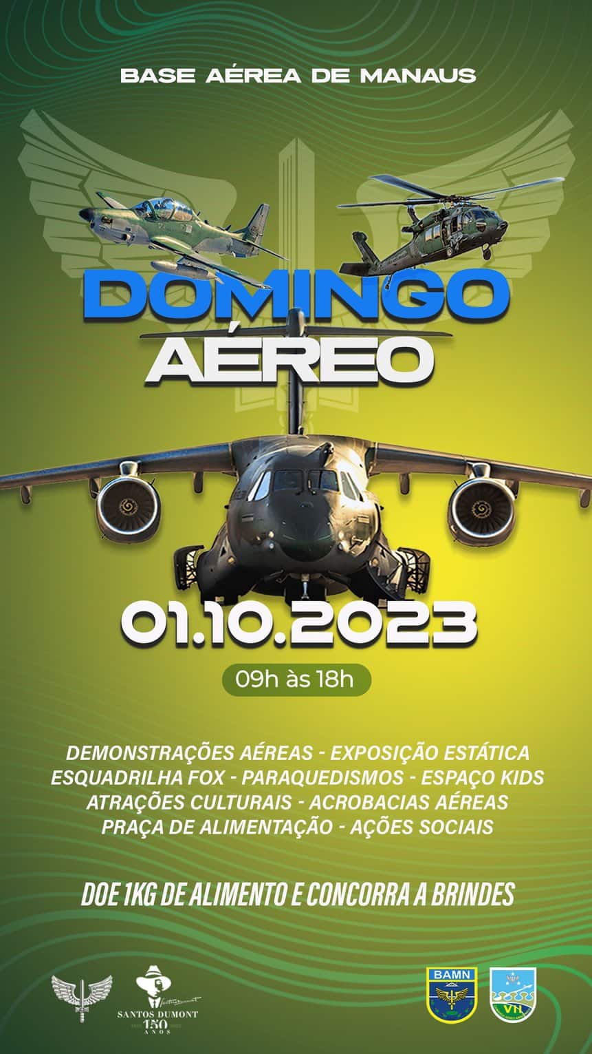 Domingo Aéreo Portões Abertos Base Aérea de Manaus