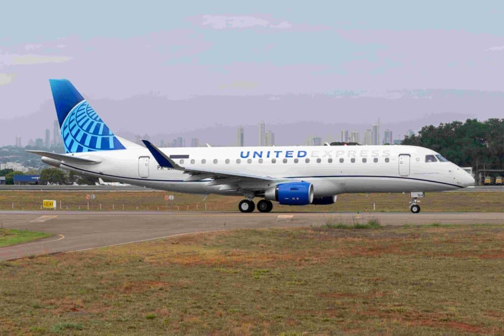 Embraer 175 United Express Aeroporto de Goiânia