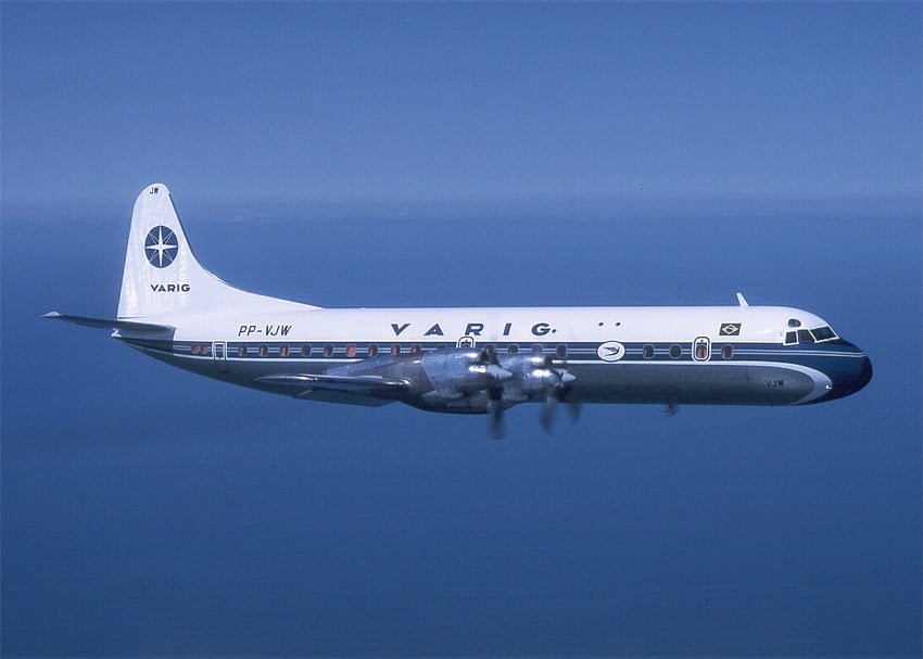 Varig Electra Aviões Lockheed