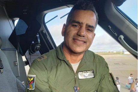 Tenente-Coronel Américo, comandante do Esquadrão Zeus e piloto de KC-390.