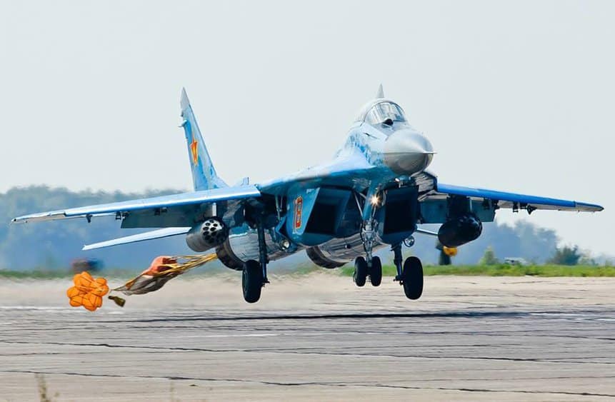 MiG-29 da Força Aérea do Cazaquistão.