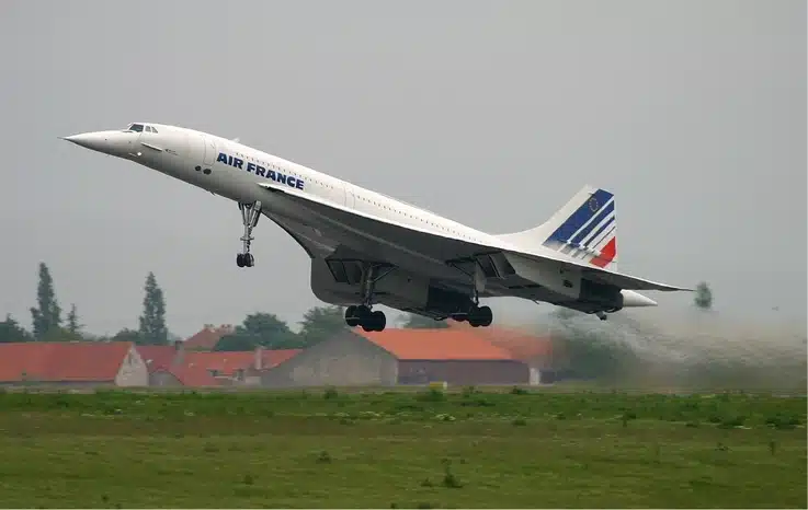 Concorde British Airways aposentado 20 Anos Air France supersônica Aeronave 