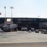 Aeroporto Israel Mísseis passageiros voos cancelados companhias aéreas terrorismo Tel Aviv Hamas