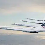 Concorde British Airways aposentado 20 Anos Air France supersônica Aeronave