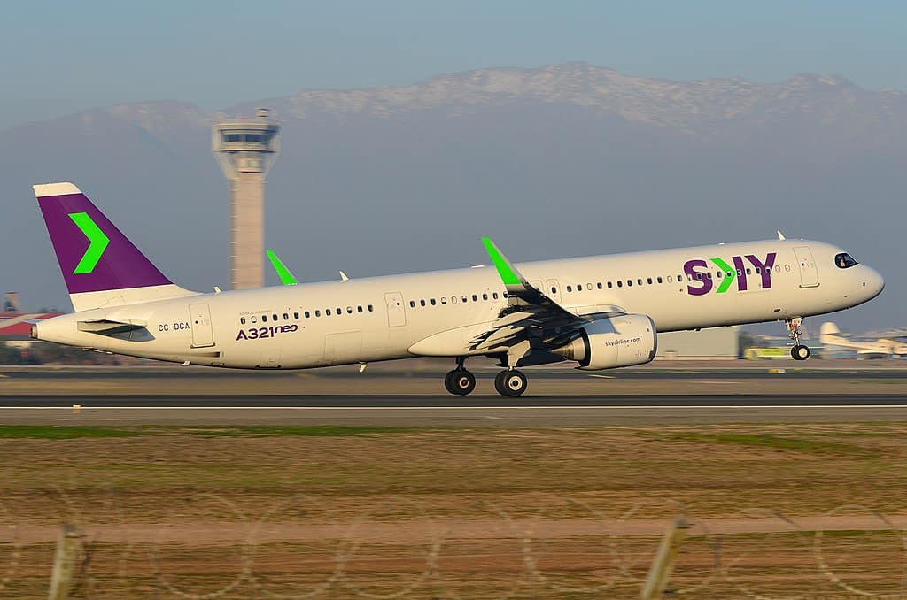 Promotion de billets d'avion SKY Airlines Chili Brésil