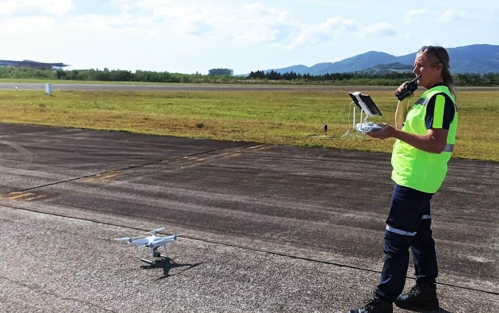 Zurich Airport Brazil airports carbon management Drone