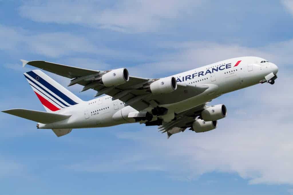 Airbus A380 Air France Aviationtag chaveiro peças