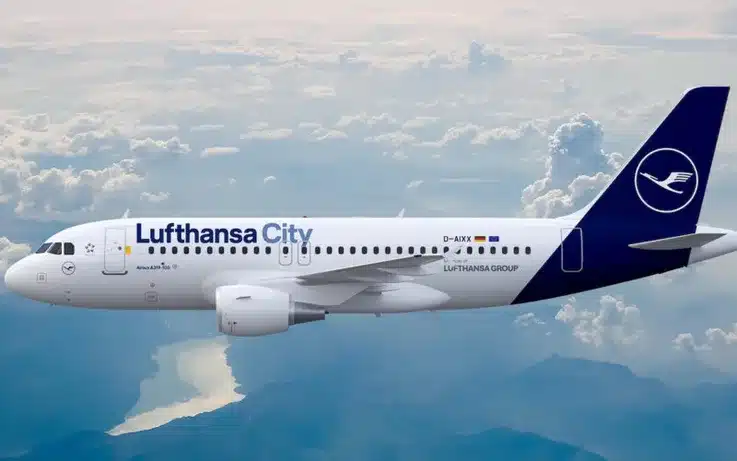 City Airlines Lufthansa companhia aérea Embraer Europa europeia Airbus