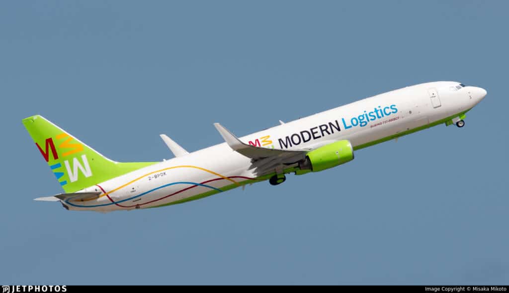 Boeing 737-800BCF Modern Logistics Avião cargueiro