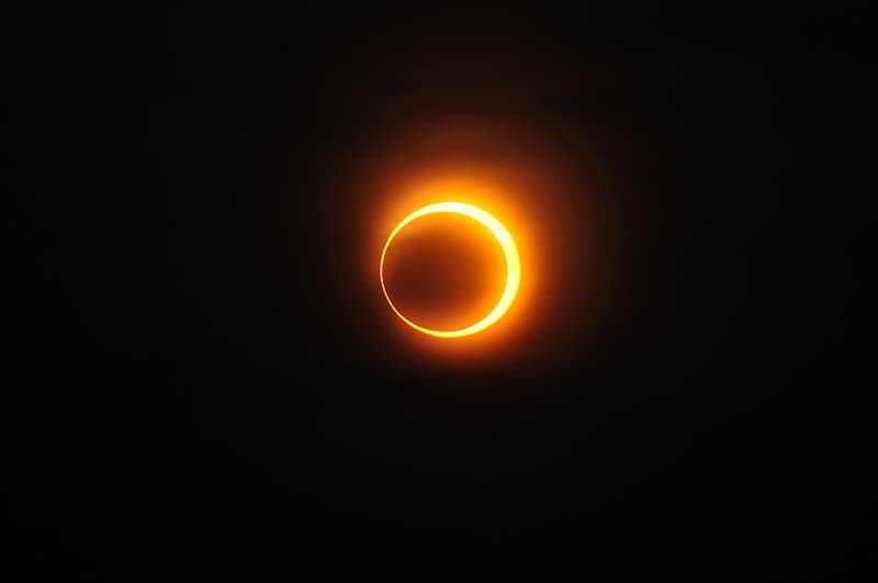Ringvormige Eclipse Brazilië observeert astronomische observatie