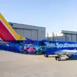 Filme Trolls aeronave temática Boeing 737-700 Southwest