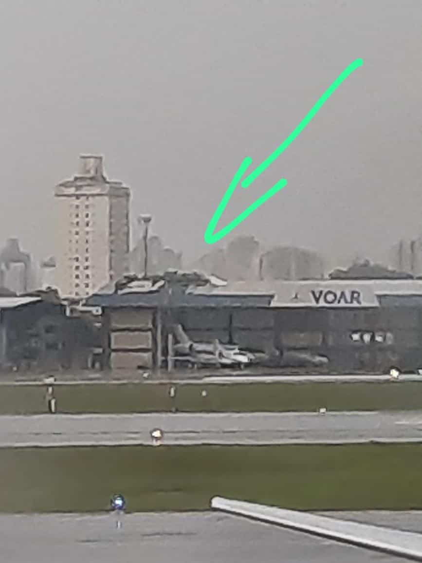 Avião derrapa pista Congonhas Aena queda de energia apagão