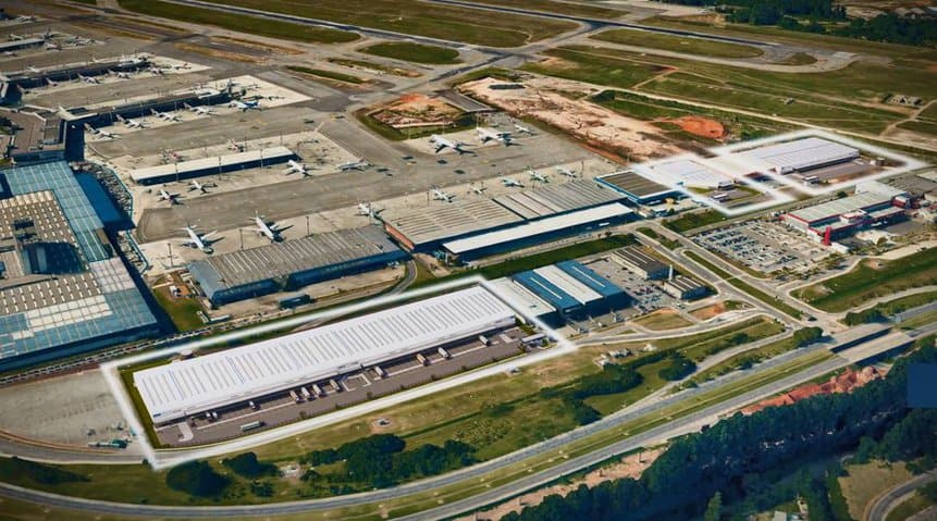 Brookfield warehouses Guarulhos airport GRU Airport Gigantes Retail