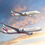 Emirates Dubai Airshow 777 787 encomenda aviões aeronaves Boeing