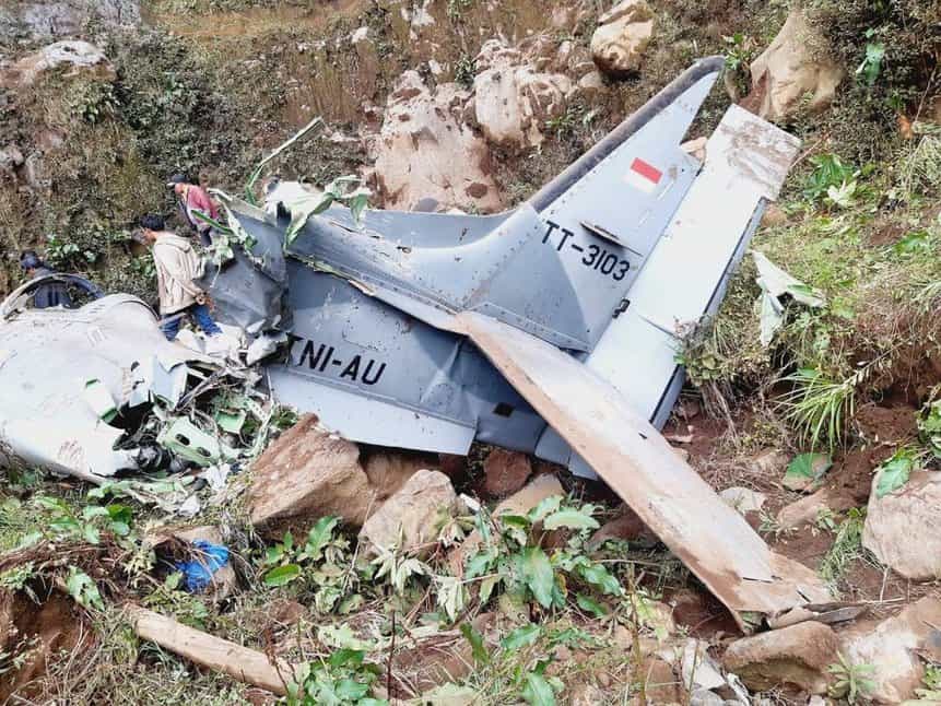 Quatro pilotos da Indonésia morreram em acidente com dois A-29 Super Tucano. Imagem via redes sociais.
