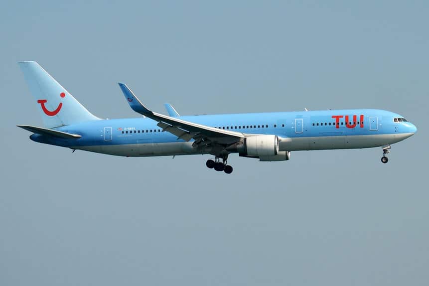 TUI Airways Reino Unido Boeing 767-300 aposentado retirada
